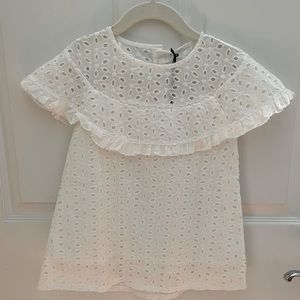 NWT Girls Eyelet Tunic